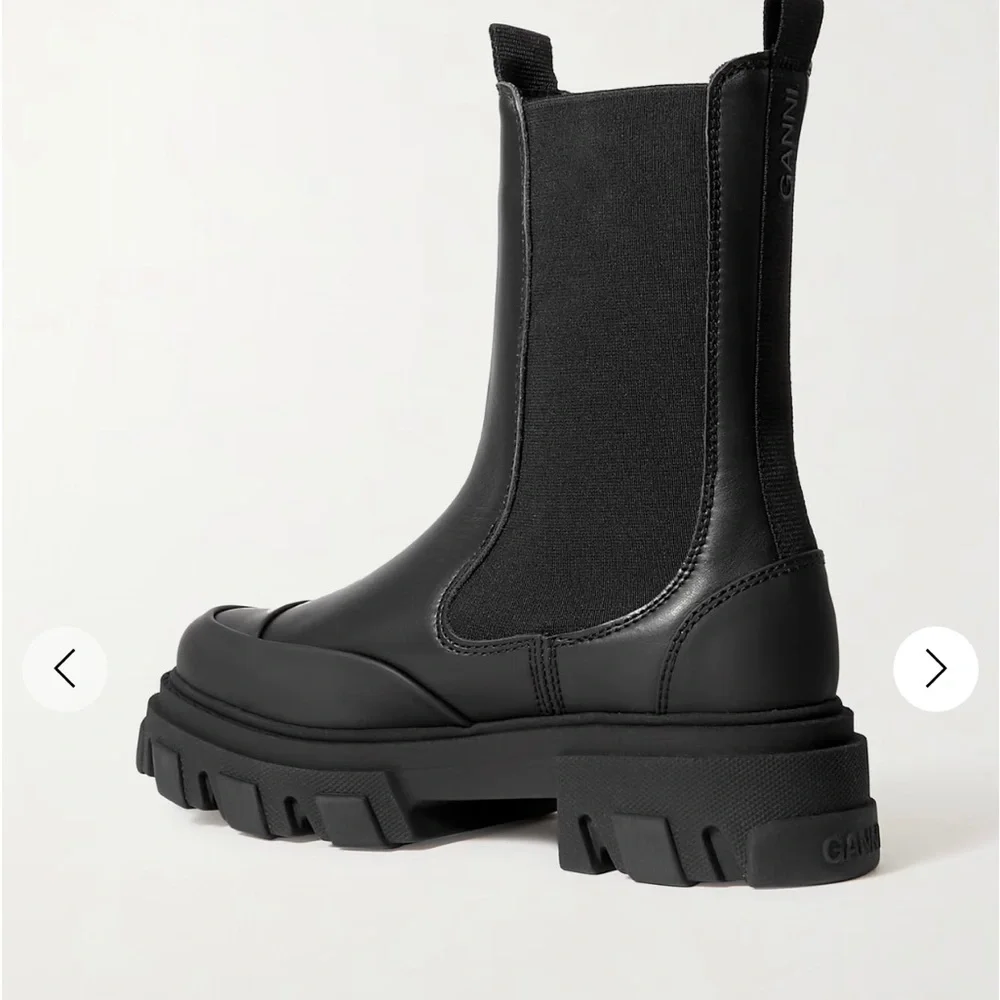 Ganni mid Chelsea boots. - Picture 2 of 8